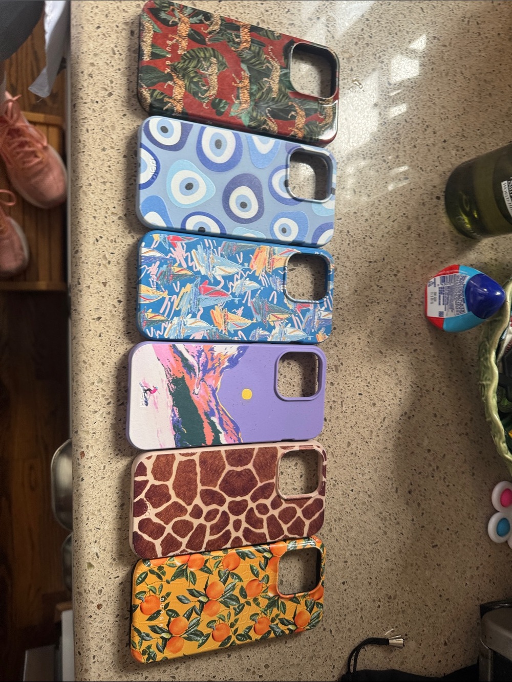 Vibrant Pattern iPhone Case - Multi-Color Printed Design
